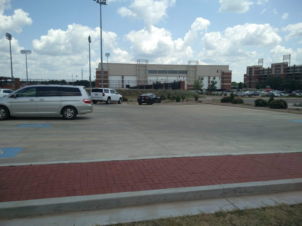 Main parking lot