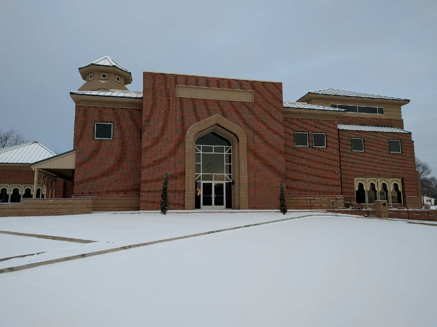 Stillwater Mosque in snow